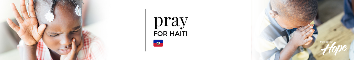 pray for haiti banner