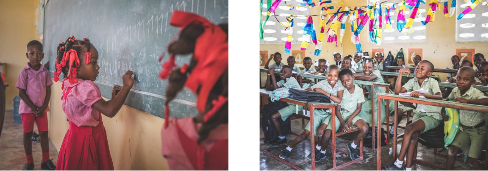 classroom in haiti